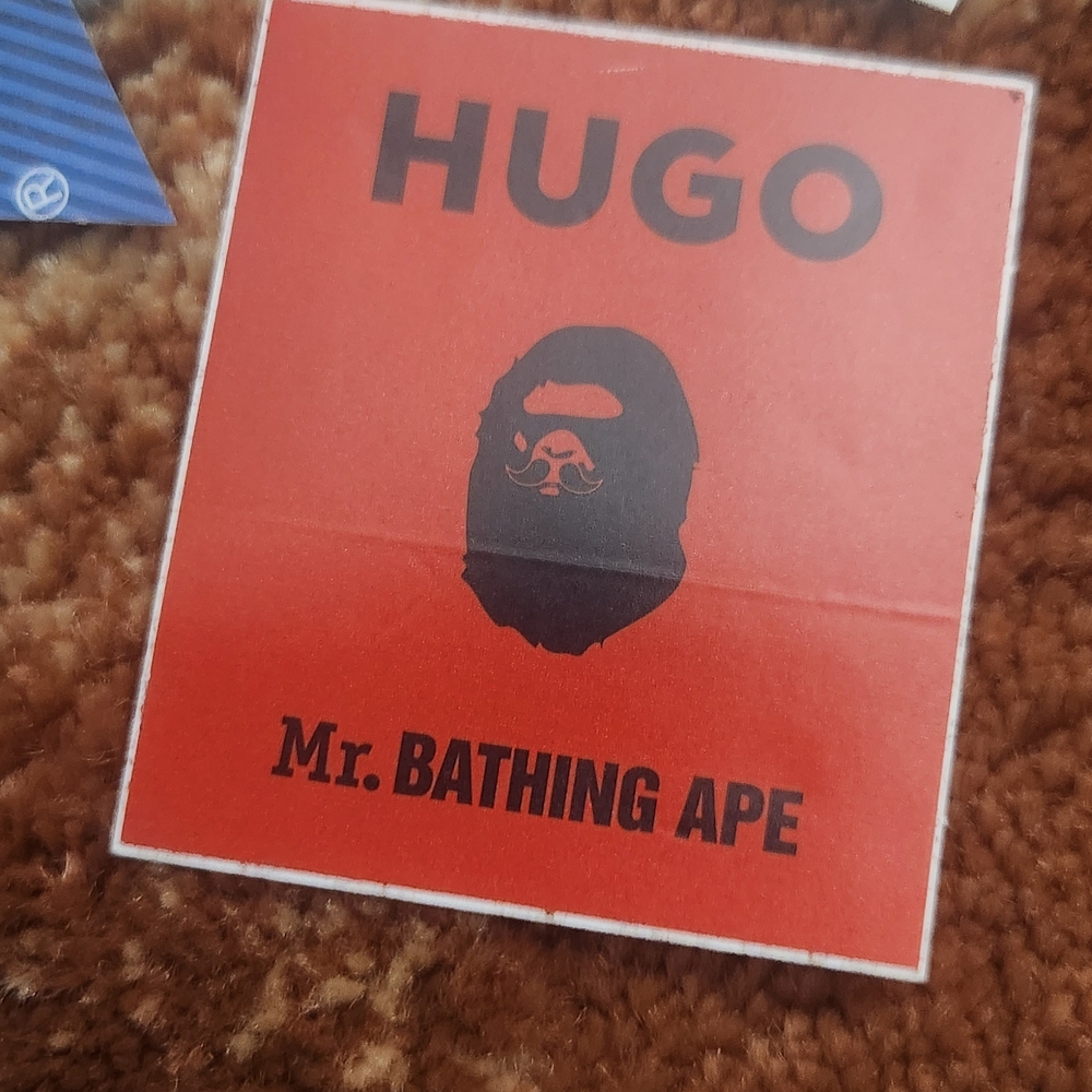 A Bathing Ape Sticker Set Collection And Bag - Picture 2 of 6